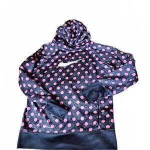 Nike Girl's Polka Dot Hoodie Sweatshirt
